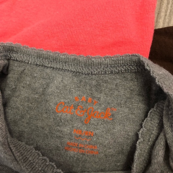 Carters Bundle of Plain and Printed Onesies‎ 3 Months - Picture 8 of 9